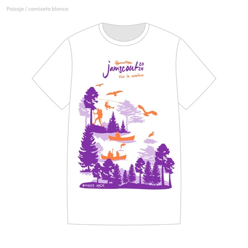 Camiseta Morada Jamscout (Logo pecho) (copia)